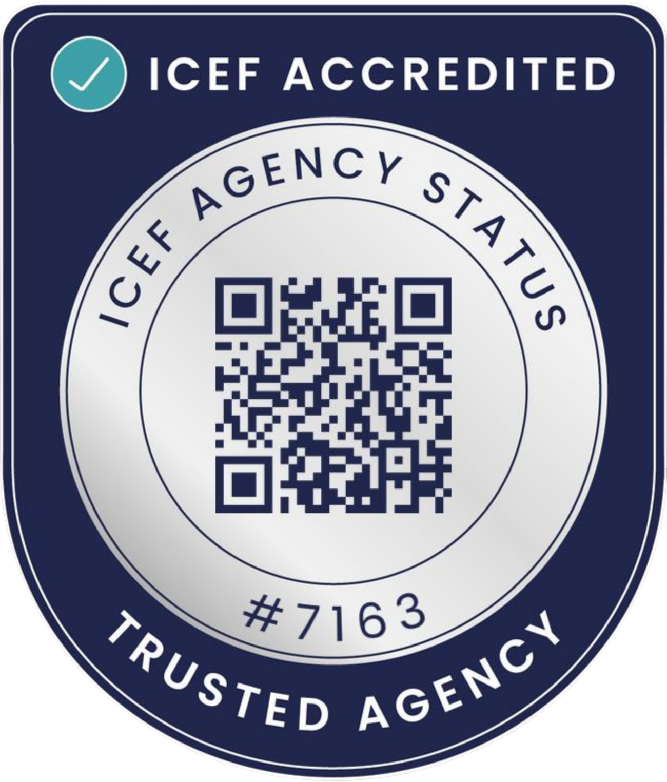 ICEF Agency Status Badge